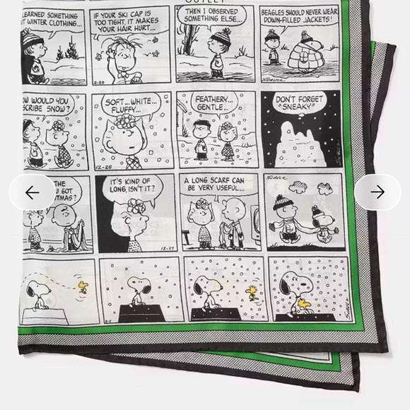 Kate Spade Peanuts Silk Square Scarf - Picture 3 of 6